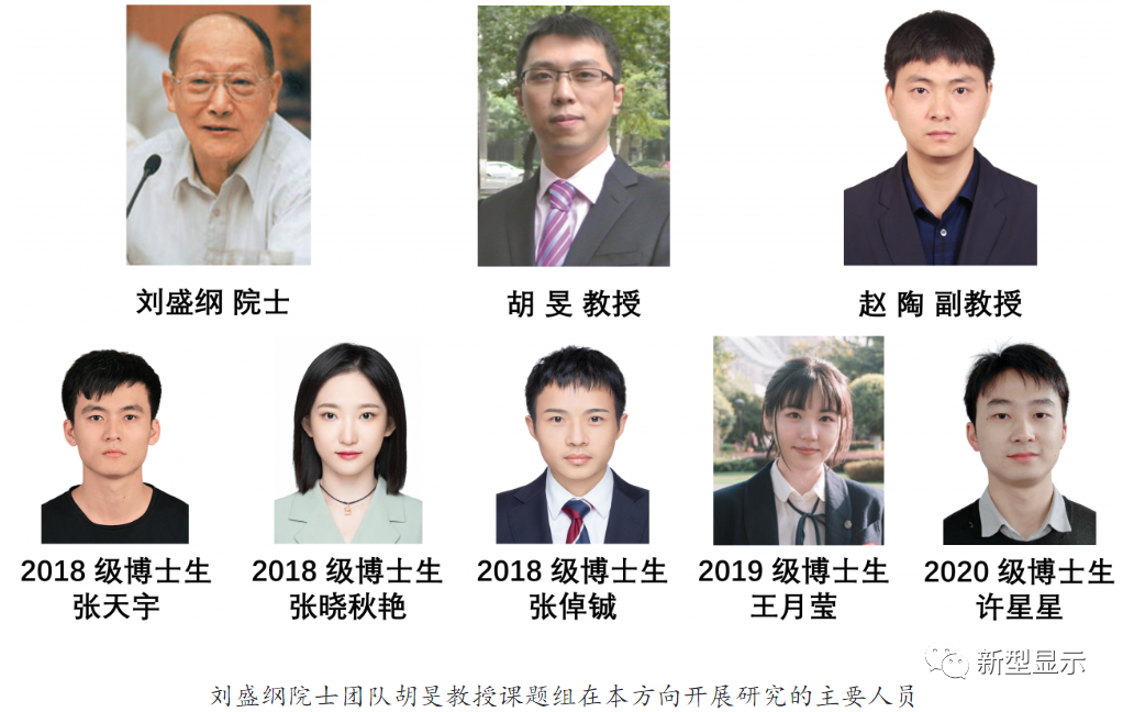 Key members of the team working in this direction